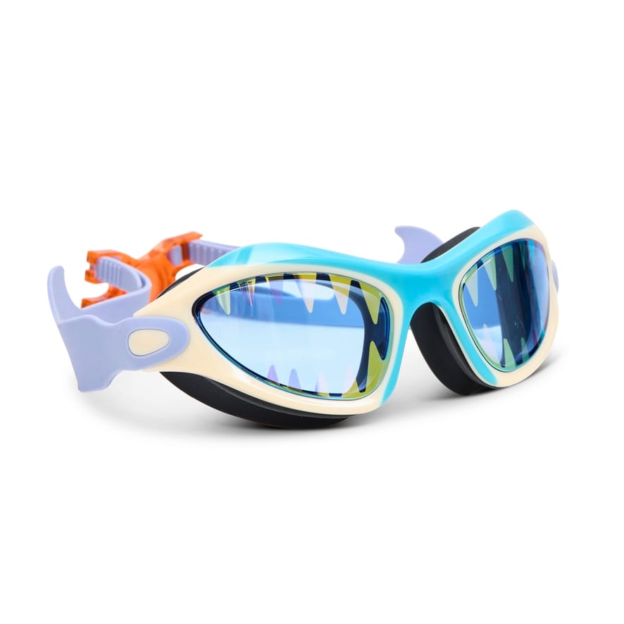 Shark Tooth White Megamouth Kids' Swim Goggles