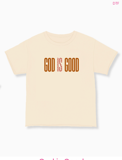 God Is Good Beige T-Shirt