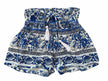 Blue Flower Smock Short