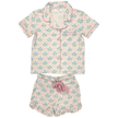Alex Floral Bow Button Down Short Sleeve PJs