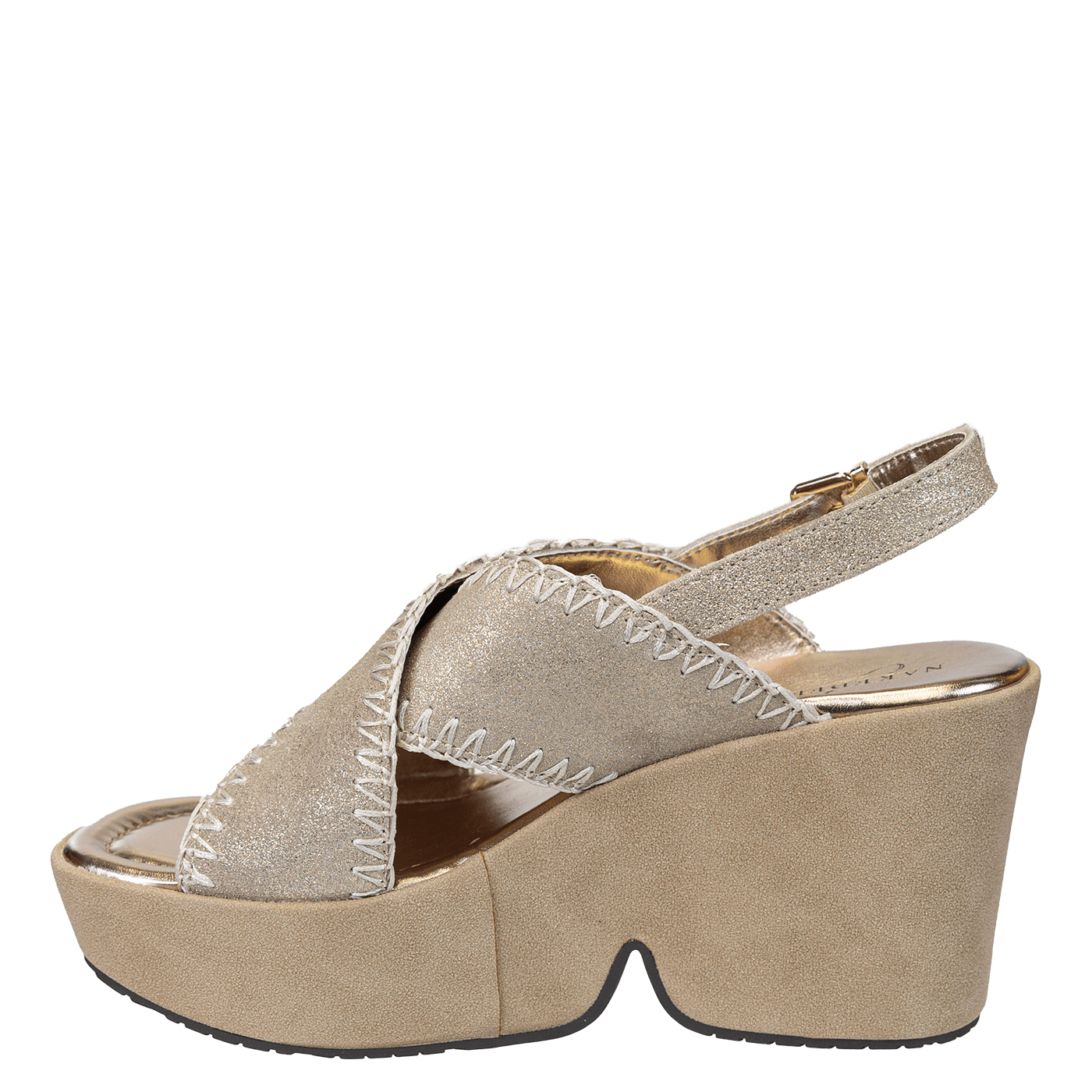 Naked Feet Naked Feet Tofino Wedge Sandals in Gold - Little Miss Muffin Children & Home