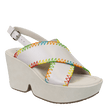 Naked Feet Naked Feet Tofino Wedge Sandals in White - Little Miss Muffin Children & Home