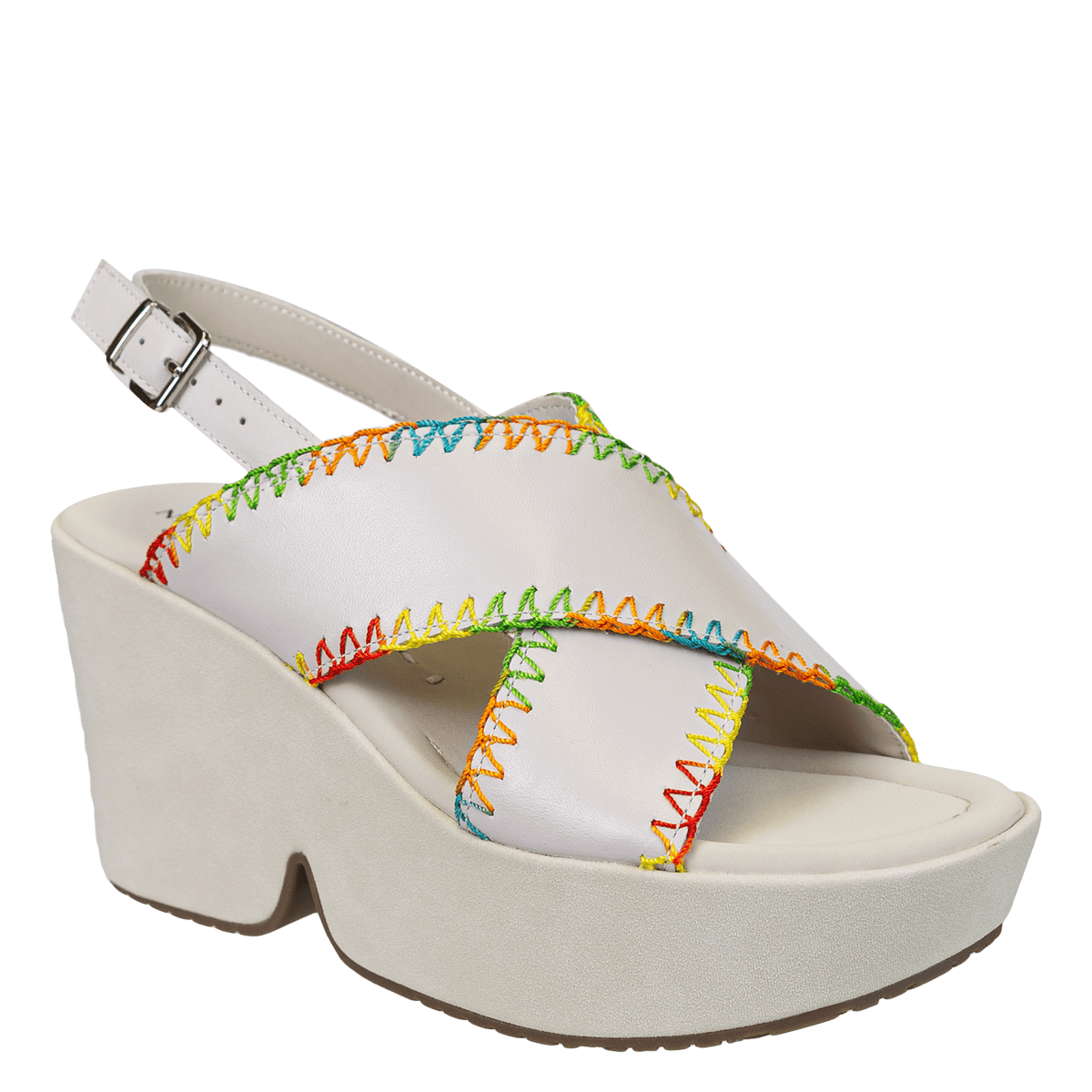 Naked Feet Naked Feet Tofino Wedge Sandals in White - Little Miss Muffin Children & Home