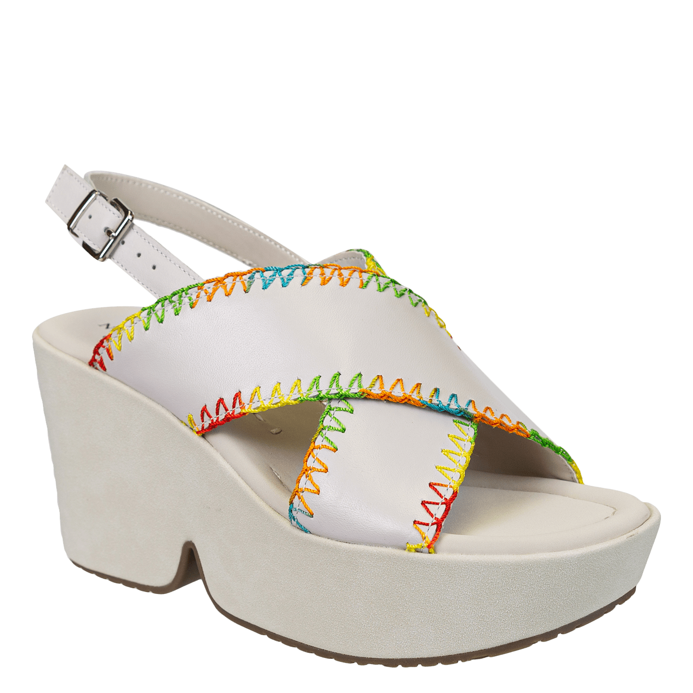 Naked Feet Naked Feet Tofino Wedge Sandals in White - Little Miss Muffin Children & Home