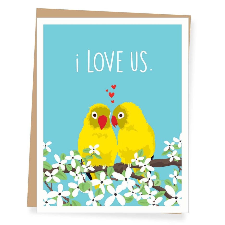 Apartment 2 Cards Apartment 2 Cards Love Birds Love Card - Little Miss Muffin Children & Home