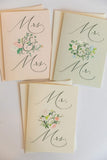 Karen Adams Designs Mr. & Mrs. Greeting Card