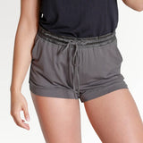 Faceplant Bamboo™ Short Shorts in Earl Grey