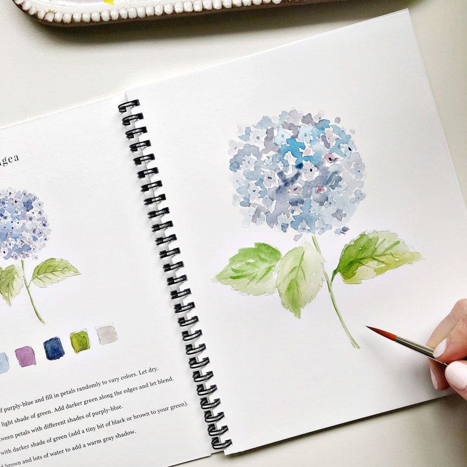 Emily Lex Studio Emily Lex Studio Flowers Watercolor Workbook - Little Miss Muffin Children & Home