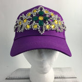 SongLily Mardi Gras Gemstone Baseball Cap