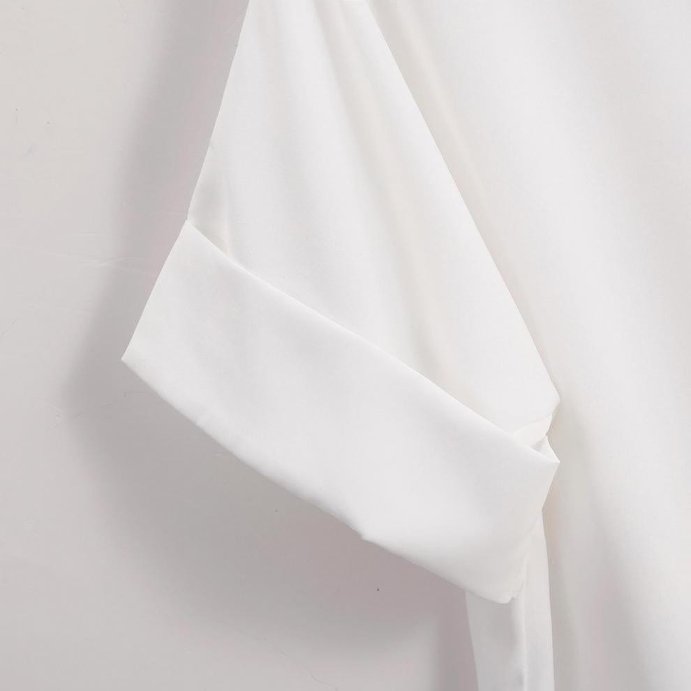 Rosa Clothing Short Sleeve Relaxed Fit Smart White Blouse - Little Miss Muffin Children & Home