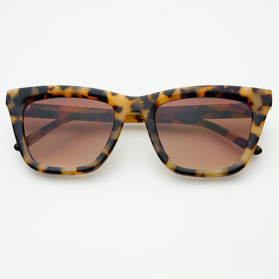 Freyrs Eyewear Lucy Acetate Womens Cat Eye Sunglasses in Milky Tortoise - Little Miss Muffin Children & Home