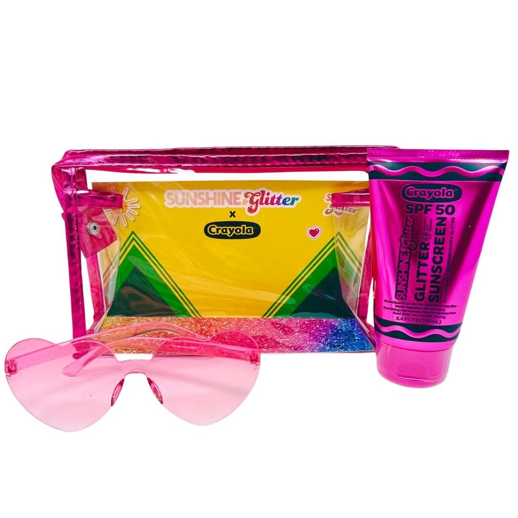 Sunshine & Glitter Sunshine & Glitter x Crayola SPF 50 Jazzberry Jam™ Gift Set - Little Miss Muffin Children & Home