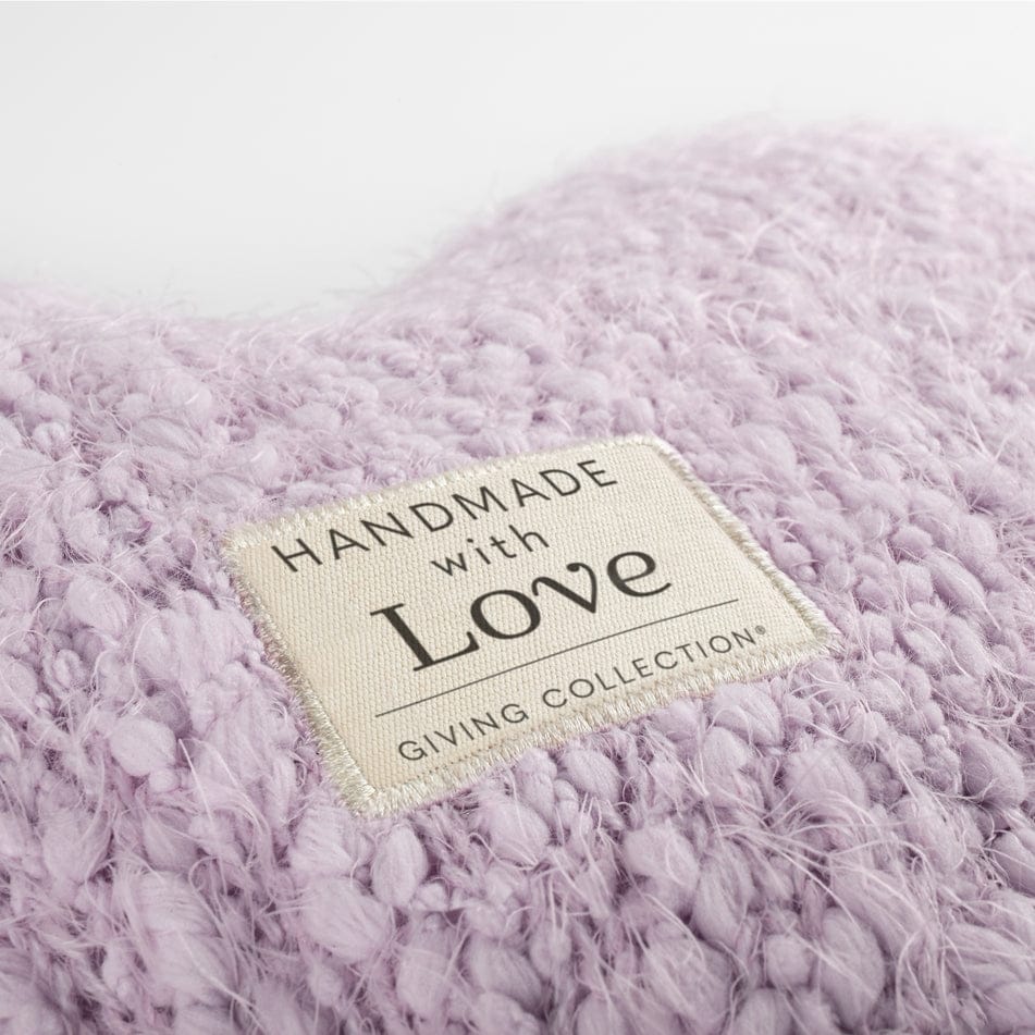 The Light Purple Giving Heart Weighted Pillow