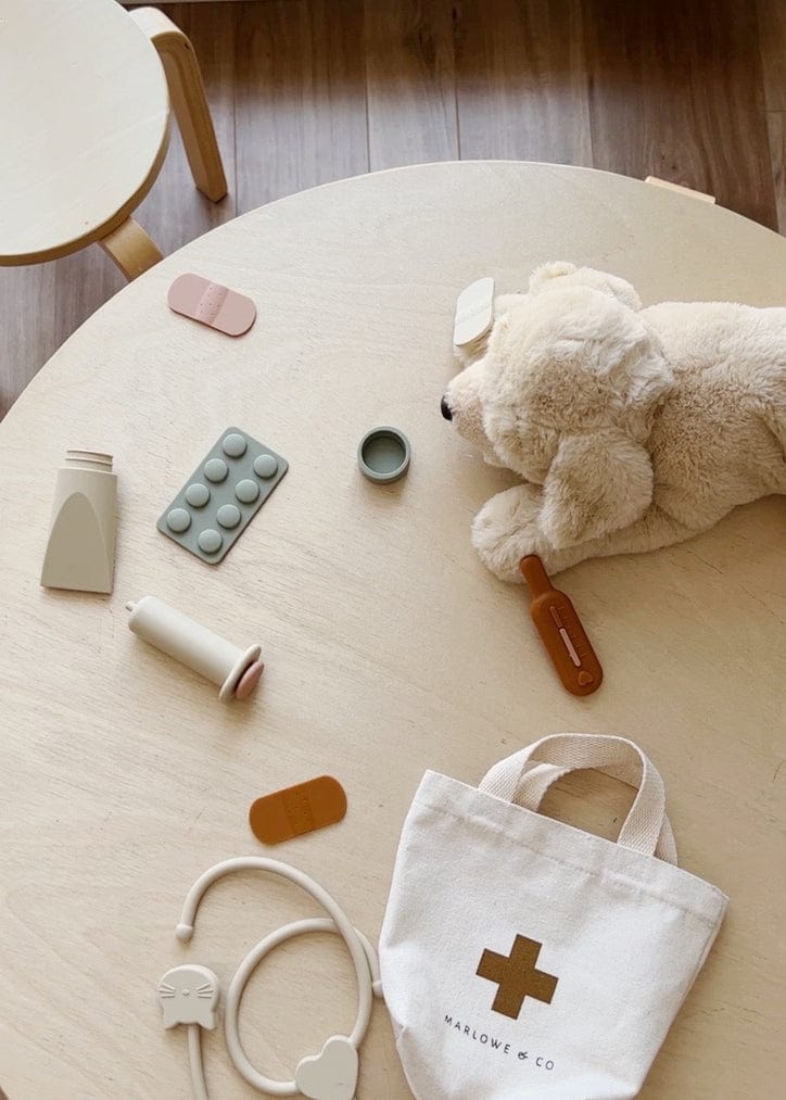 Marlowe & Co Marlowe & Co Silicone Doctor Kit Play Set - Little Miss Muffin Children & Home