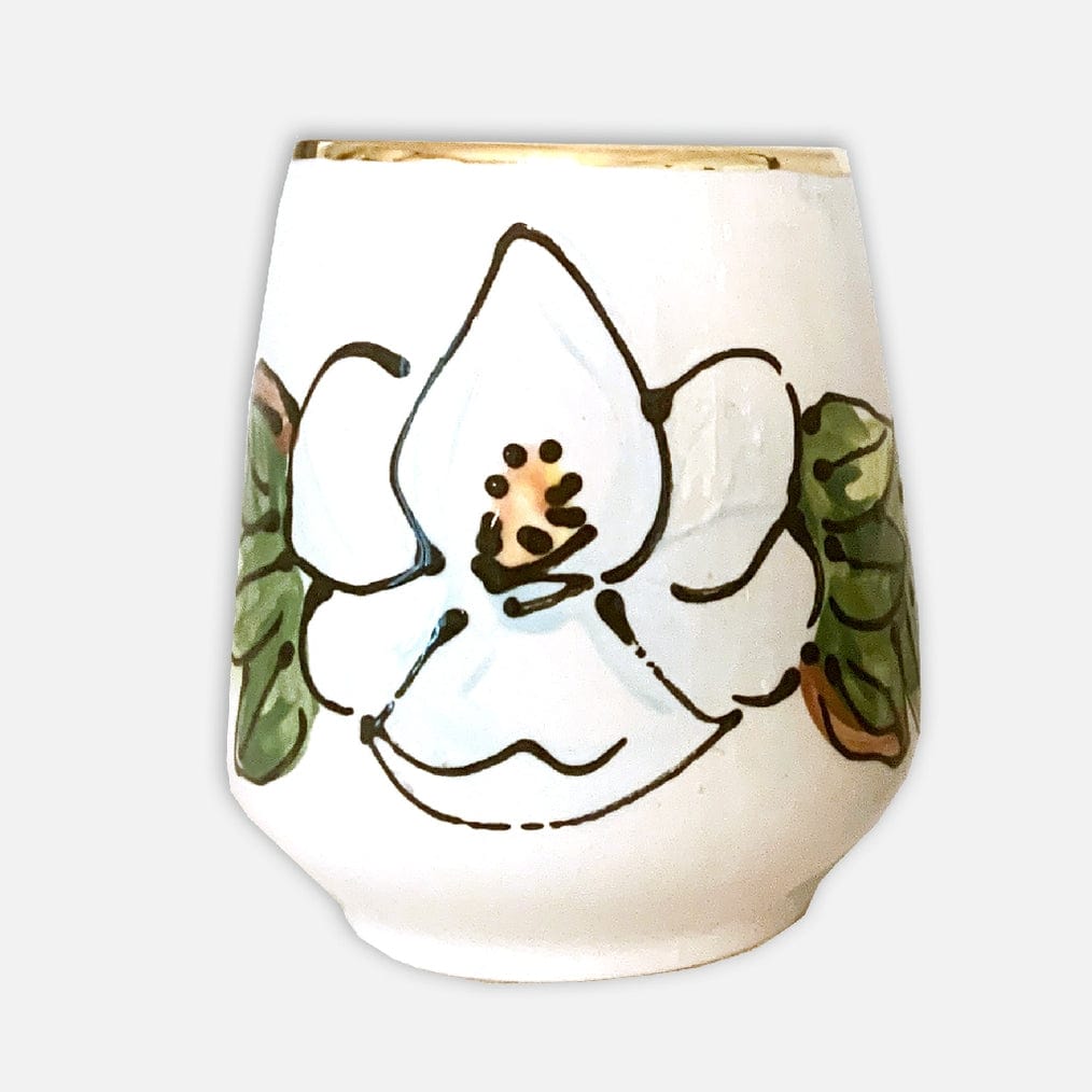 Magnolia Creative Co Magnolia Creative Co Magnolia Wine Glass - Little Miss Muffin Children & Home