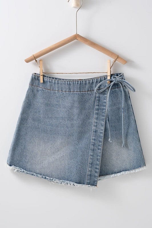 Urban Daizy Urban Daizy Denim Wrap Skort - Little Miss Muffin Children & Home