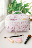 Gracefully Made Art LSU Make Up Toiletry Bag