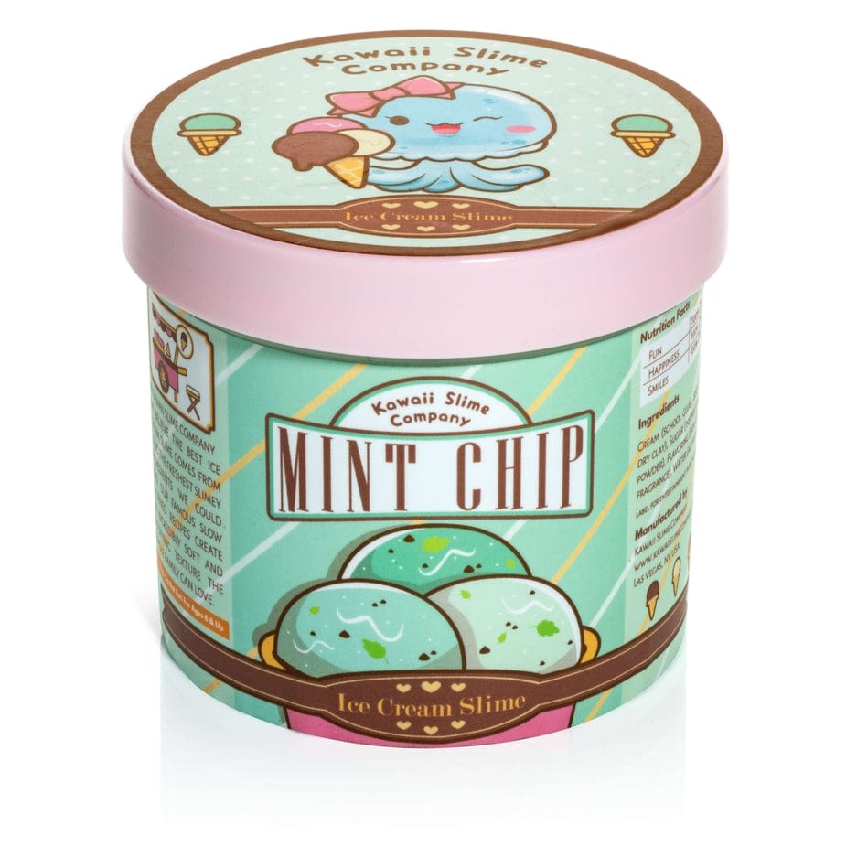 Kawaii Slime Company Kawaii Slime Company Mint Chip Scented Ice Cream Pint Slime - Little Miss Muffin Children & Home