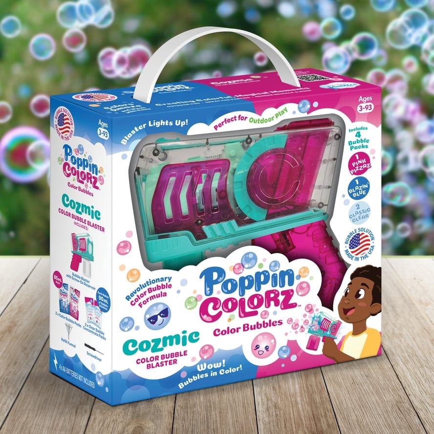 South Beach Bubbles PoppinColorz Cozmic Color Bubble Blaster - Little Miss Muffin Children & Home