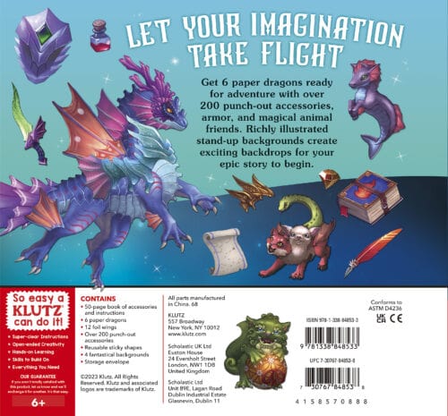 Klutz Klutz The Marvelous Book of Magical Dragons - Little Miss Muffin Children & Home