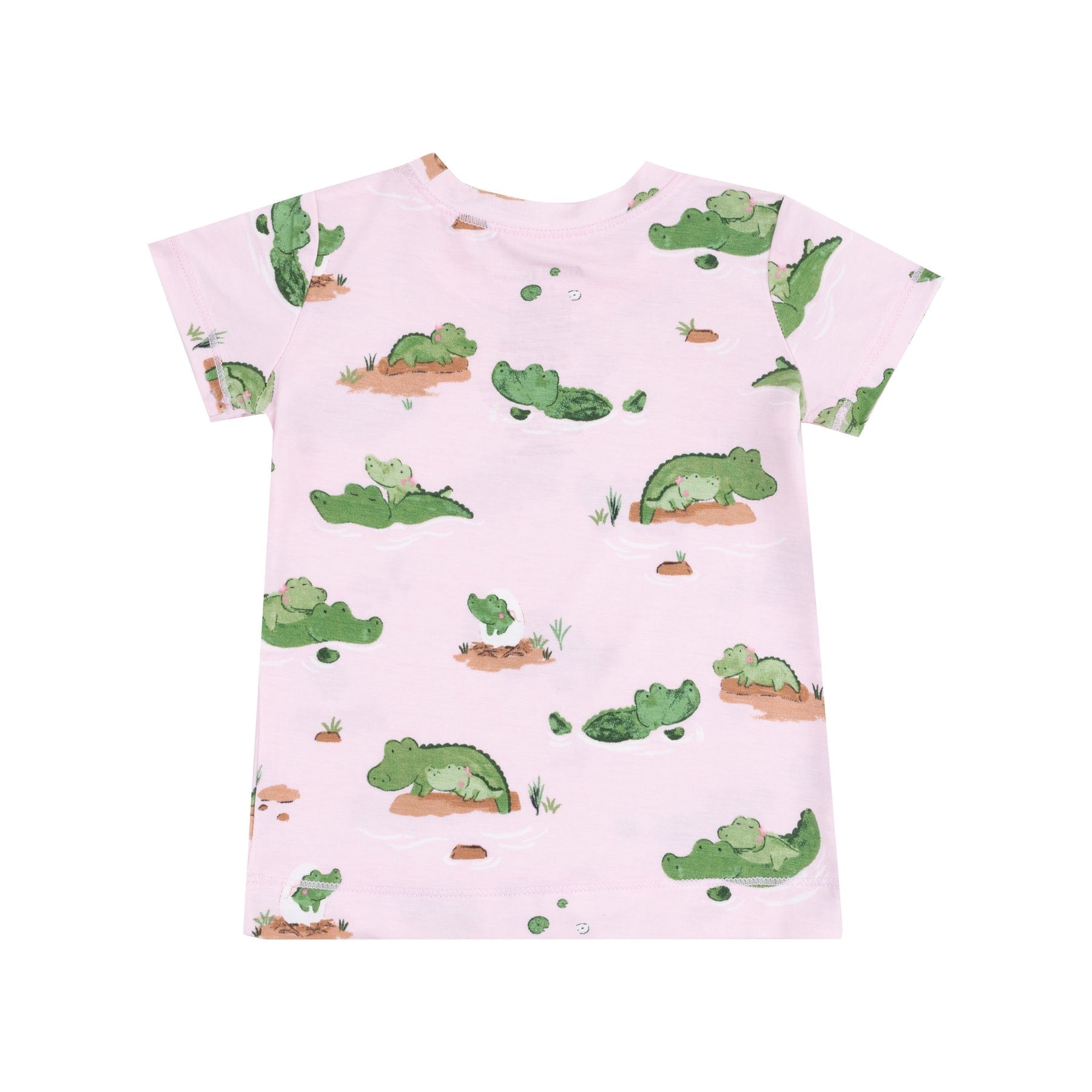 Angel Dear Angel DearAlligator Pink Loungewear Short Set - Little Miss Muffin Children & Home