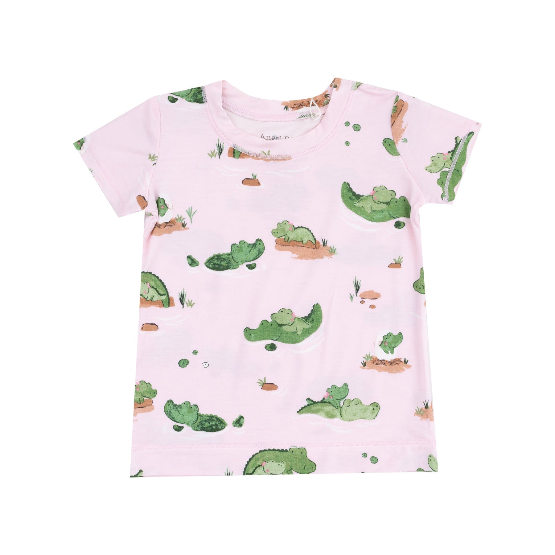 Angel Dear Angel DearAlligator Pink Loungewear Short Set - Little Miss Muffin Children & Home