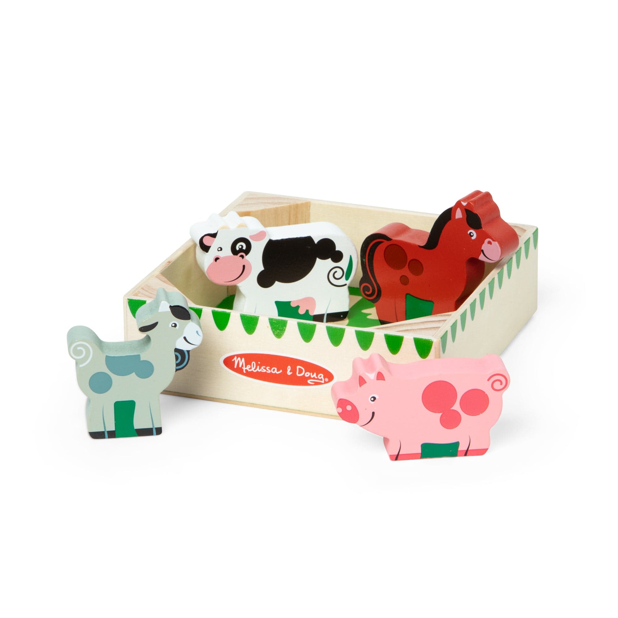 Melissa & Doug Wooden Animal Matching Farm - Little Miss Muffin Children & Home
