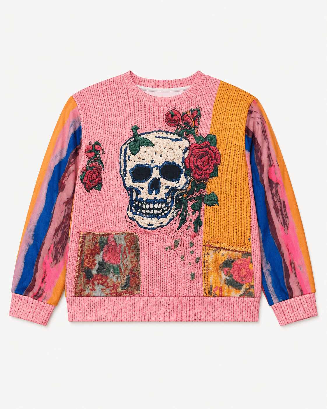 Skull & Roses 3D Print Sweatshirt
