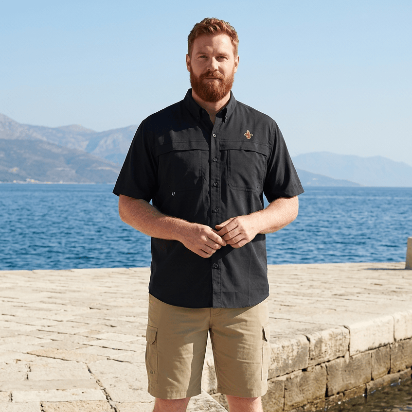 Mardi Gras Crawfish FDL Fishing Shirt