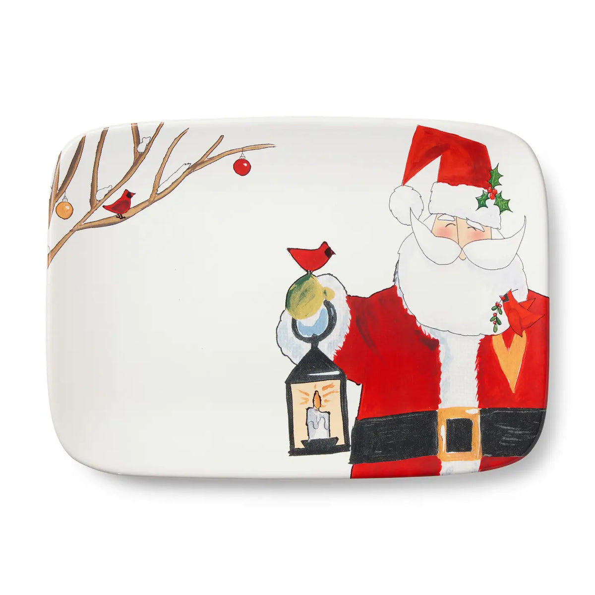 Santa Delight Rectangular Platter