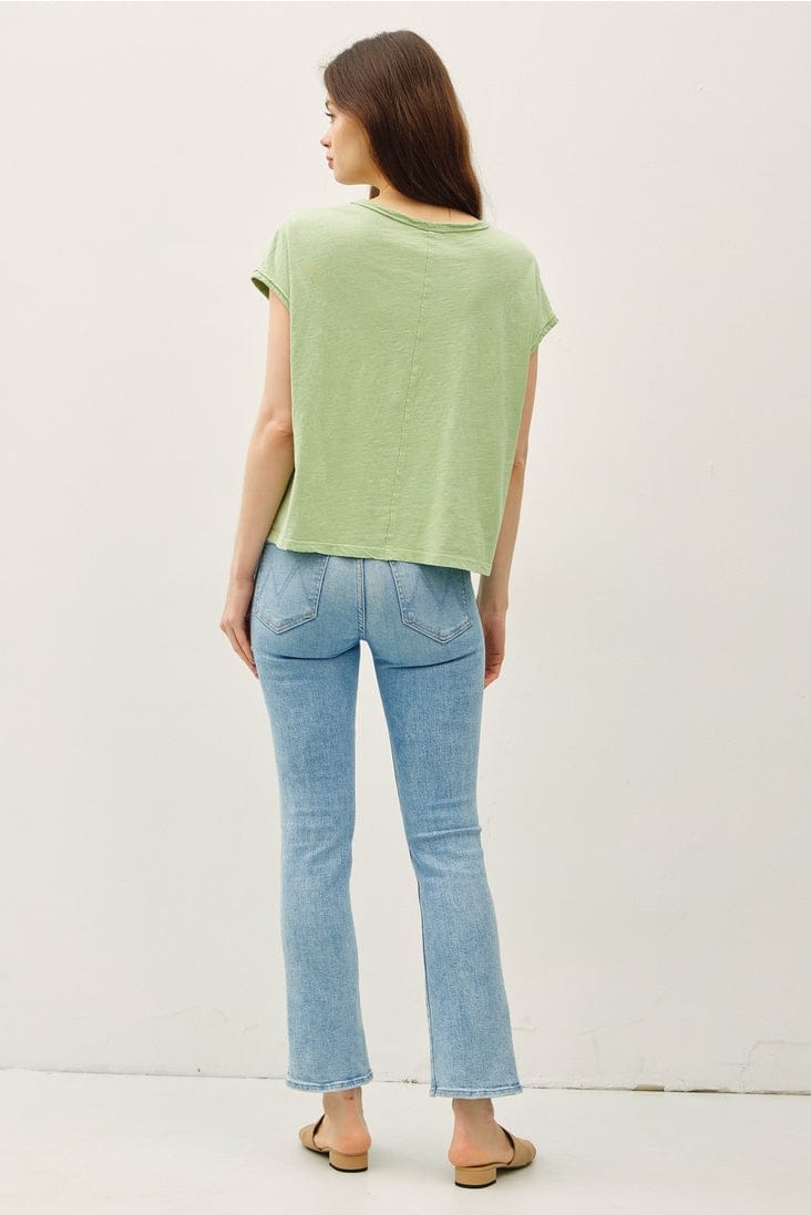 Be Cool Exposed Seam Detail Boxy Muscle Top - Little Miss Muffin Children & Home