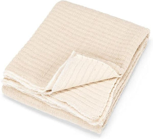 Abbott Overstitch Throw in Beige