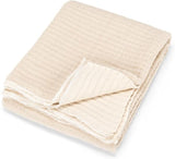 Abbott Overstitch Throw in Beige