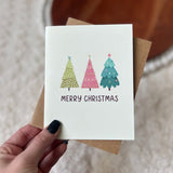 Big Moods "Merry Christmas" Christmas Trees Card