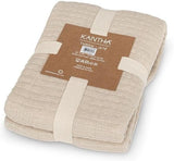 Abbott Overstitch Throw in Beige