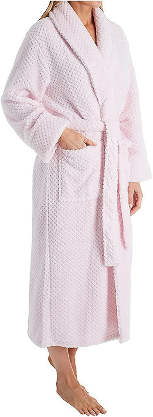 La Cera La Cera Honeycomb Pattern Fleece Robe - Little Miss Muffin Children & Home