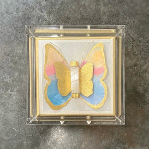 Dana Manly Art Dana Manly Art Watercolor Butterfly in Shadowbox - Little Miss Muffin Children & Home