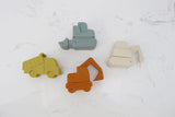 Marlowe & Co Construction Mold Free Silicone Bath Toy Set