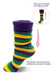 42POPS 42POPS Mardi Gras Slouchy Socks - Little Miss Muffin Children & Home