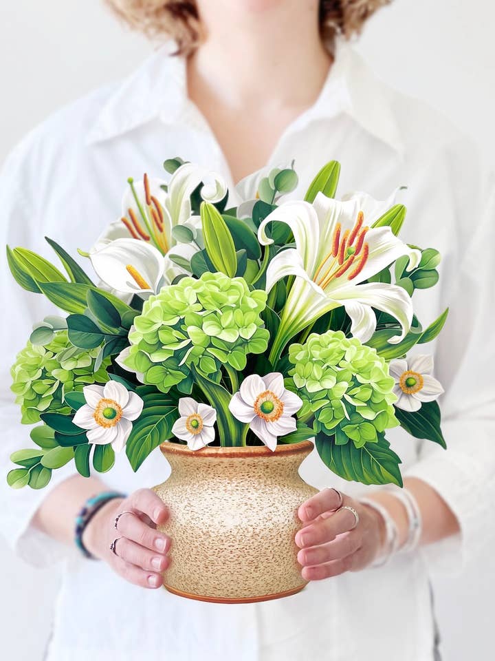 lillies birthday card