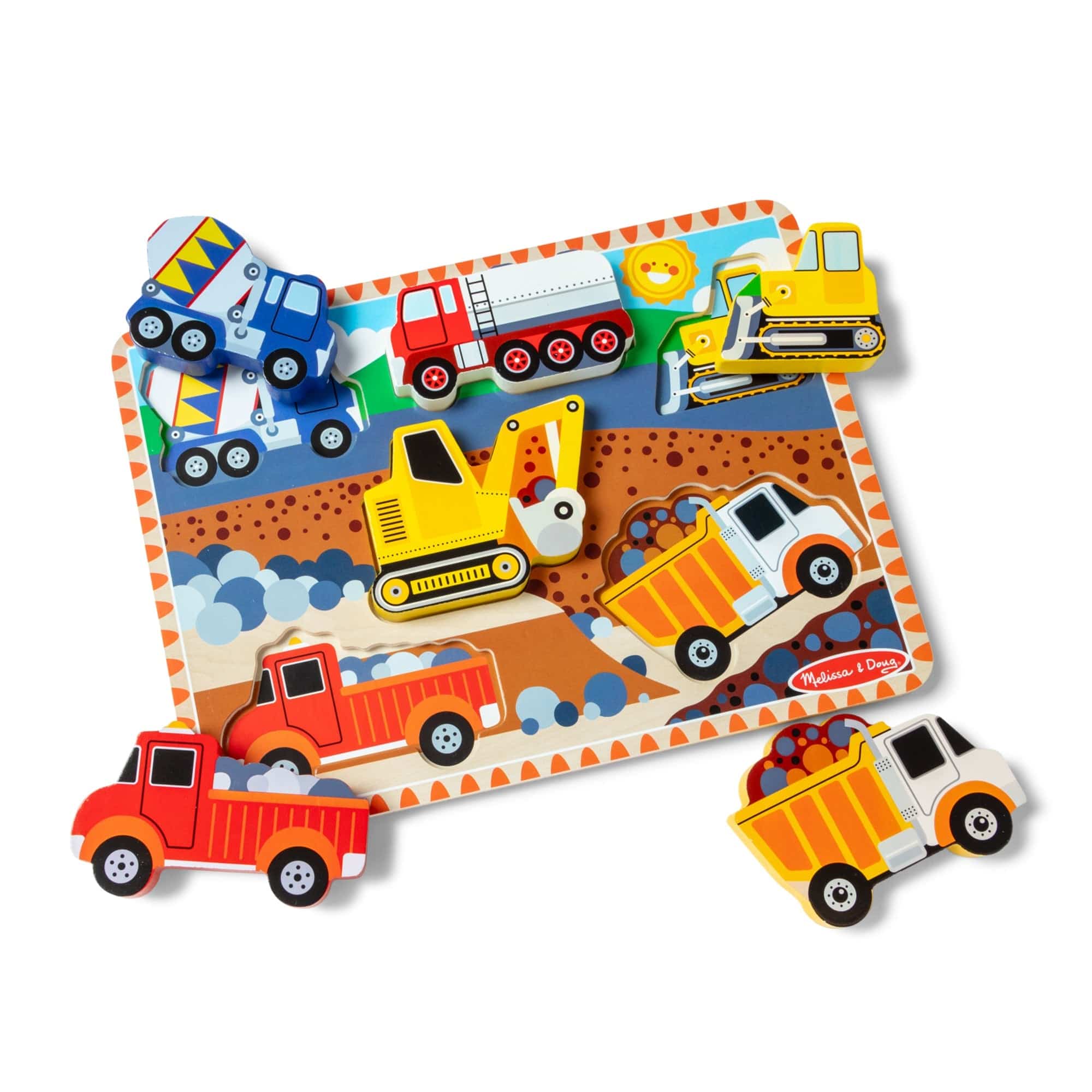 Melissa & Doug Melissa & Doug Construction Chunky Puzzle - Little Miss Muffin Children & Home