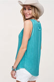 La Miel V-Neck Sleeveless Top