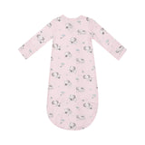 Angel Dear Gray Elephants Pink Bundle Gown