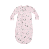 Angel Dear Gray Elephants Pink Bundle Gown