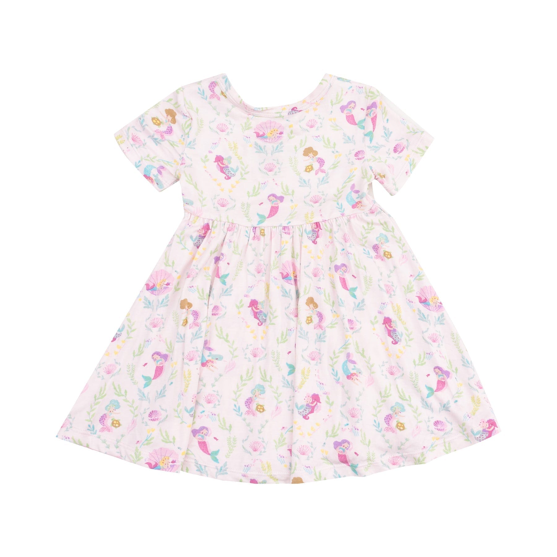 Angel Dear Angel Dear Mermaids Short Sleeve Twirly Dress - Little Miss Muffin Children & Home