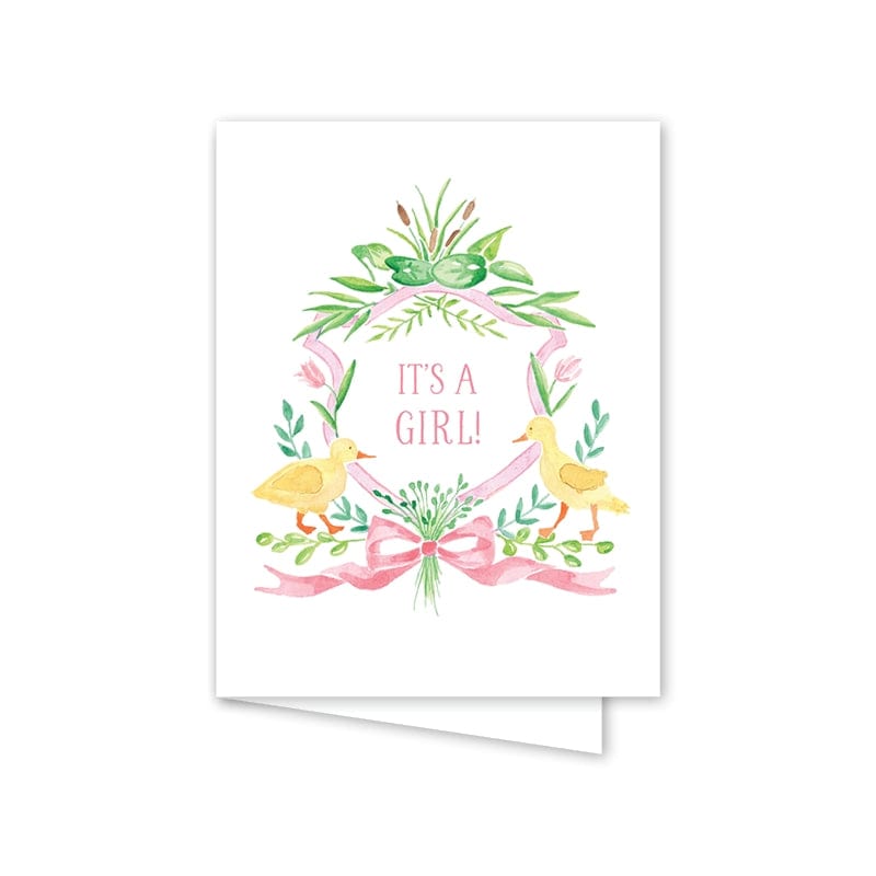 Dogwood Hill Dogwood Hill Little Duckling Pink Card - Little Miss Muffin Children & Home