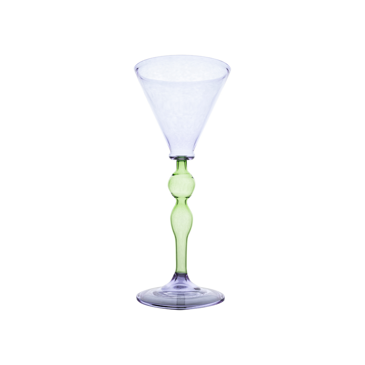 Abigail's Home Decor Palazzo Wine Glass, Lavender & Green - Little Miss Muffin Children & Home