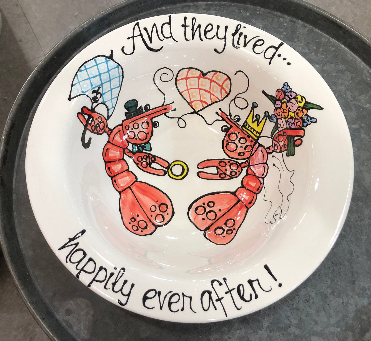 Jan Salzer Art Large Crawfish Wedding Bowl - Little Miss Muffin Children & Home