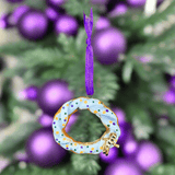 Katie Baldwin Originals Iced King Cake Ornament