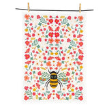 Abbott Abbott Colorful Floral Bee Kitchen Towel - Little Miss Muffin Children & Home